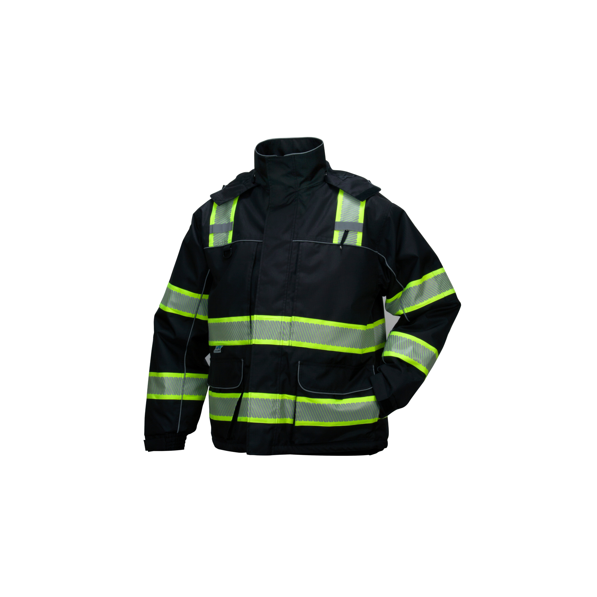 Pyramex Safety Parka — Black, 2XL, Model# RPB3511X2